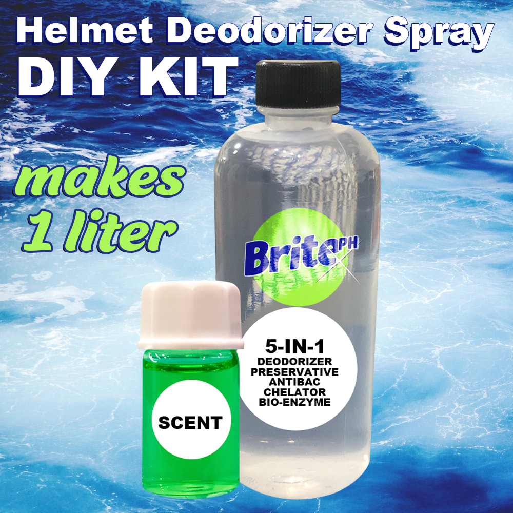 Helmet Deodorizer Spray DIY Kit - Makes 1liter