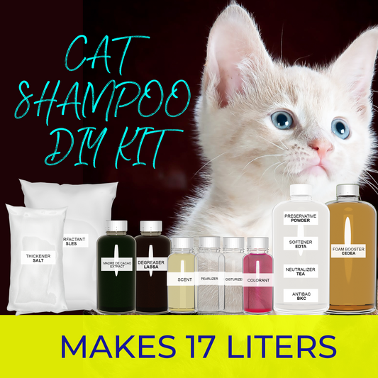 Cat Shampoo DIY Kit (17 liters yield)