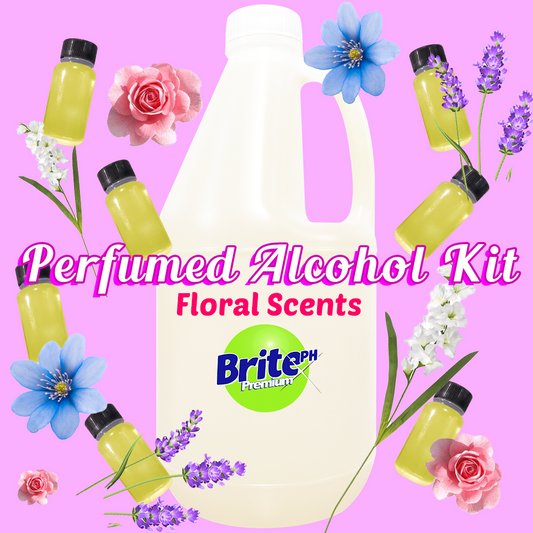 Floral Perfumed Alcohol DIY Kit 1.9L with FREE Moisturizer