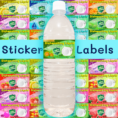 Dishwashing Liquid Sticker Labels (for 1L & 1.5L)