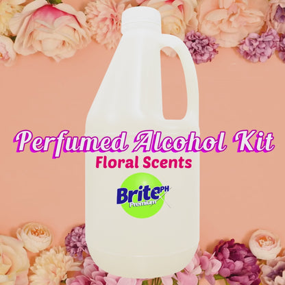 Floral Perfumed Alcohol DIY Kit 1.9L with FREE Moisturizer